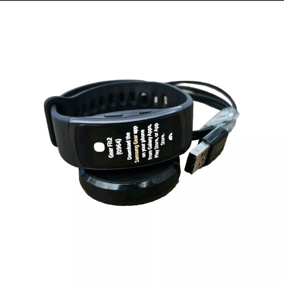 Samsung Galaxy Gear Fit 2 Smart Watch Fitness Tracker HRM SM-R360 Black. Large - Picture 4 of 8